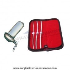 Hegar uterine dilator 3 pieces set,3-4, 5-6, 7-8, collin large